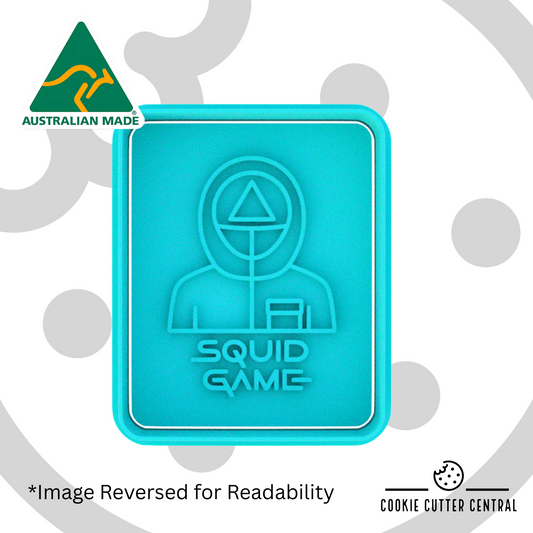 Squid Games Cookie Cutter and Embosser - 7.5cm x 5.9cm
