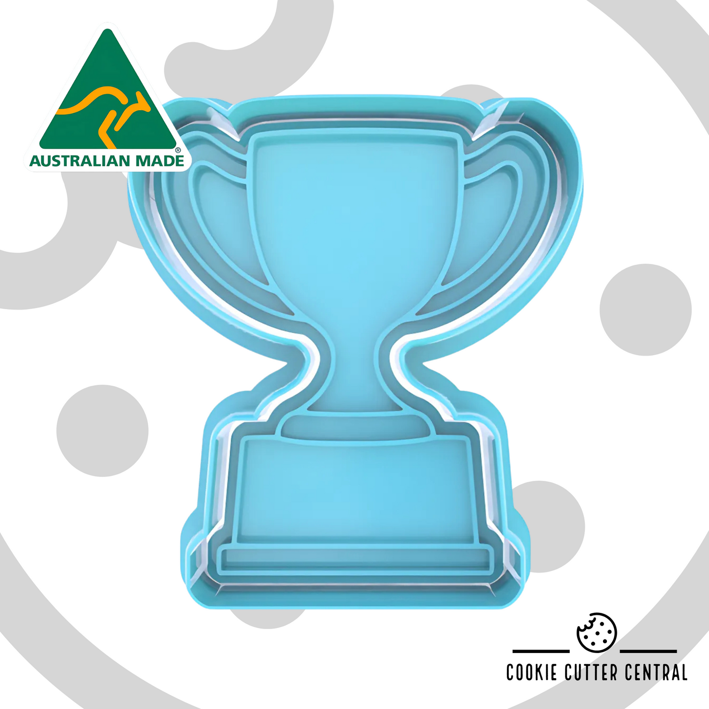 Trophy Cookie Cutter and Embosser Stamp - 7.5cm x 6.6cm