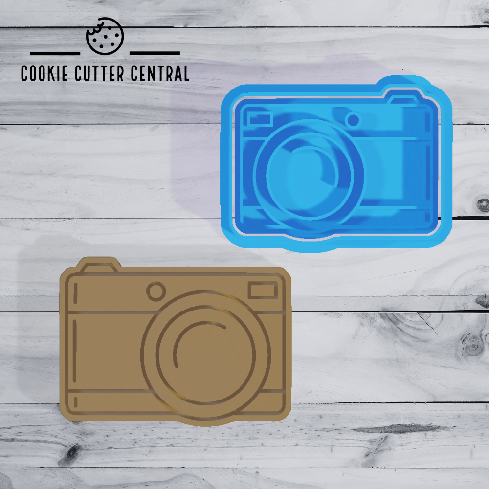 Camera Cookie Cutter and Embosser - 5.2cm x 7.1cm