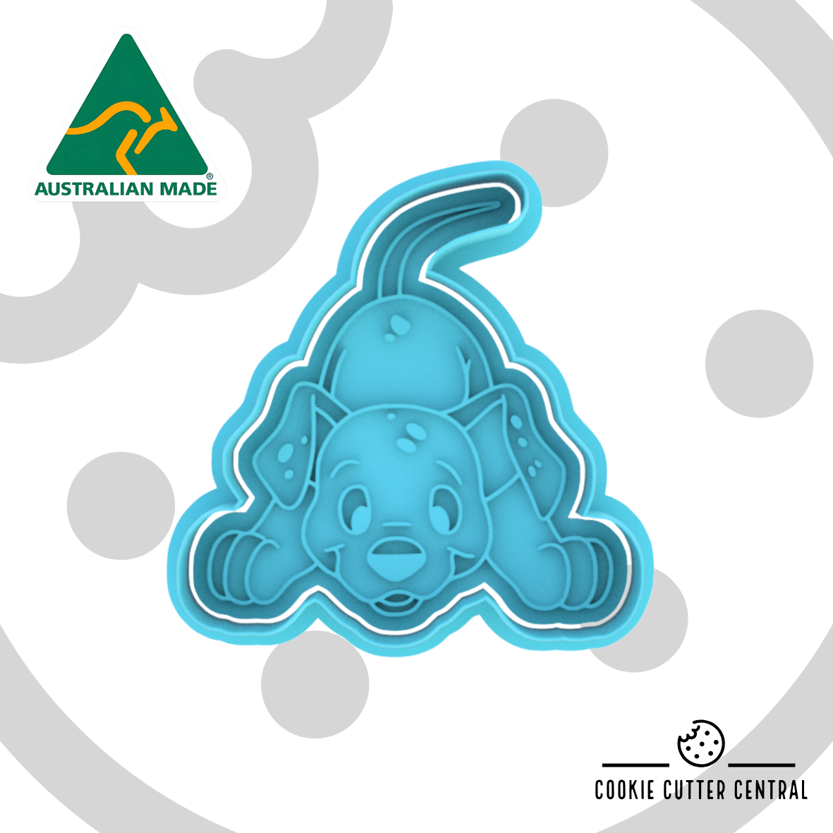 Playful Dalmation Cookie Cutter and Embosser - 8.1cm x 7.9cm