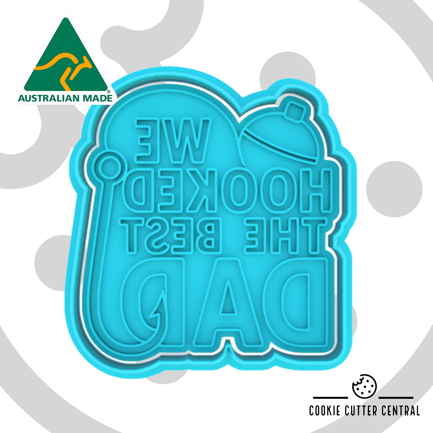 We hooked the best Dad Cookie Cutter and Embosser - 7.5cm x 7cm