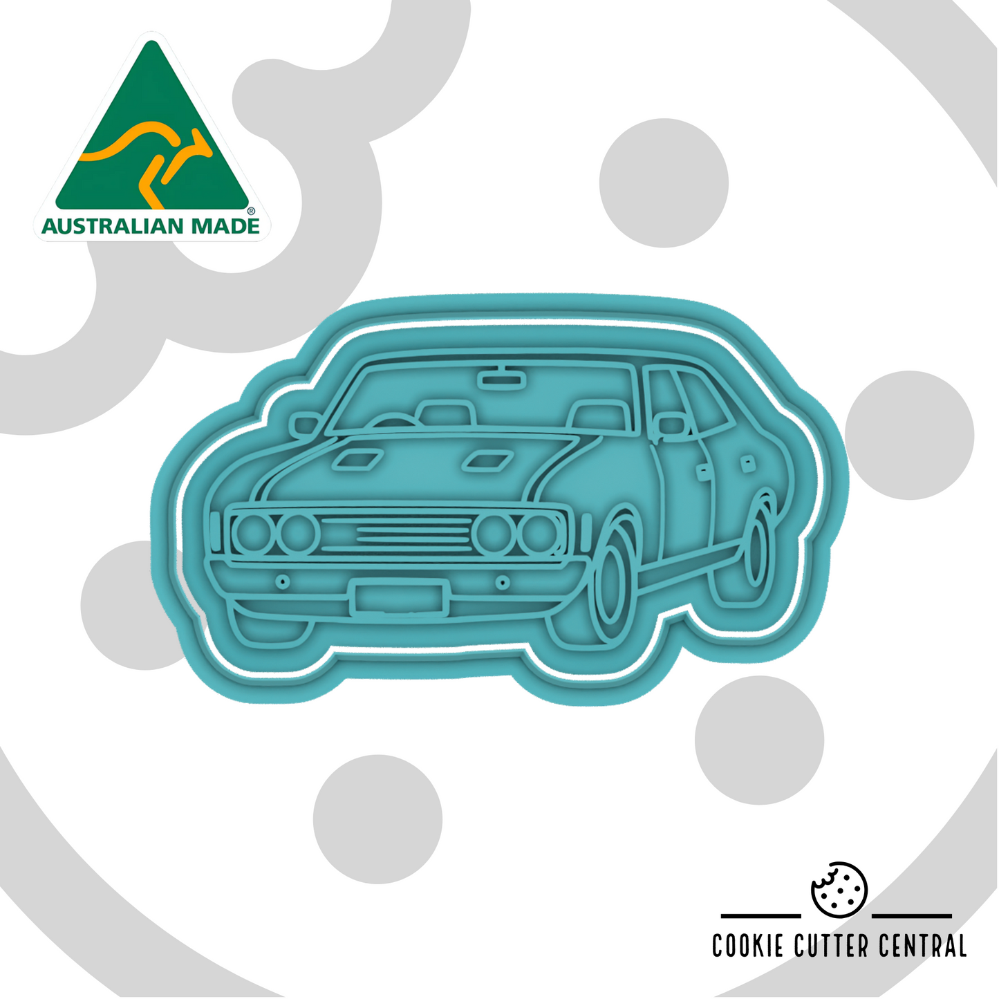 XA Sedan Cookie Cutter and Embosser - 5.5cm x 10cm