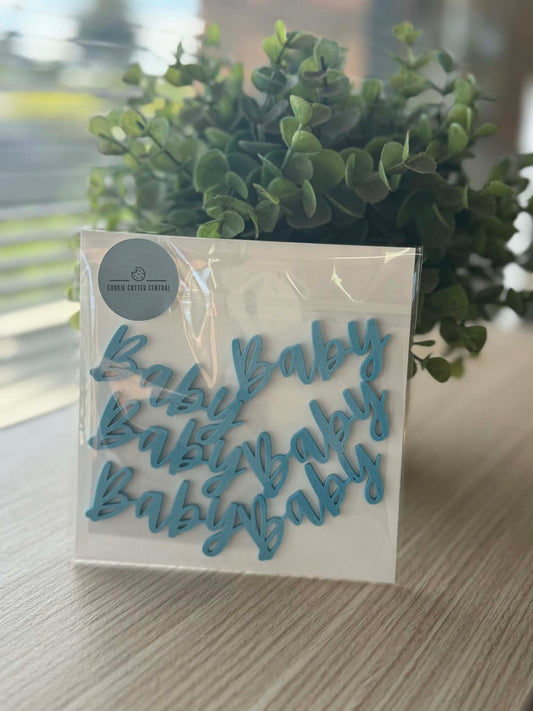 Baby Cupcake Toppers - 6 Pack - 6cm