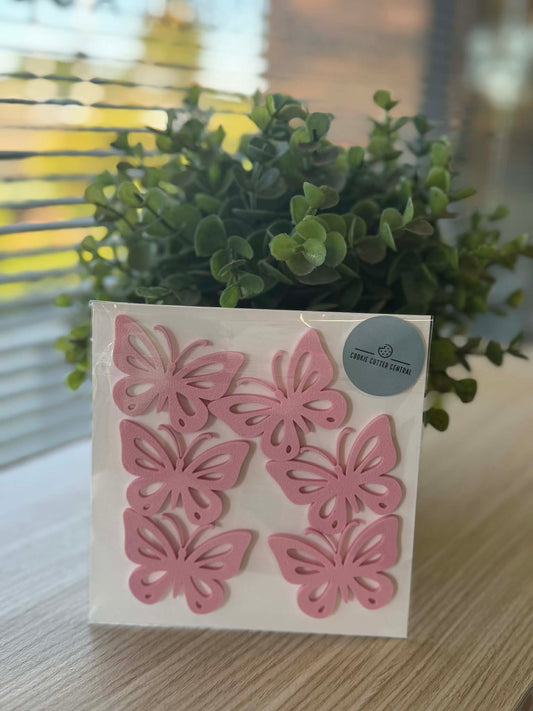 Butterfly Cupcake Toppers x 6 Pack - 5cm