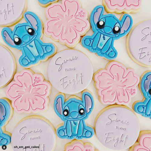 Stitch Cookie Cutter and Embosser - 7.5cm x 6.3cm