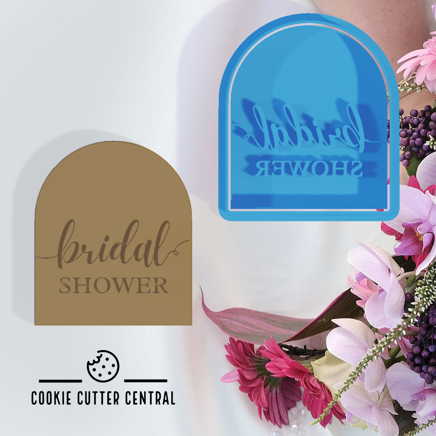 Bridal Shower Arch Cookie Cutter and Embosser - 7.6cm x 6.5cm