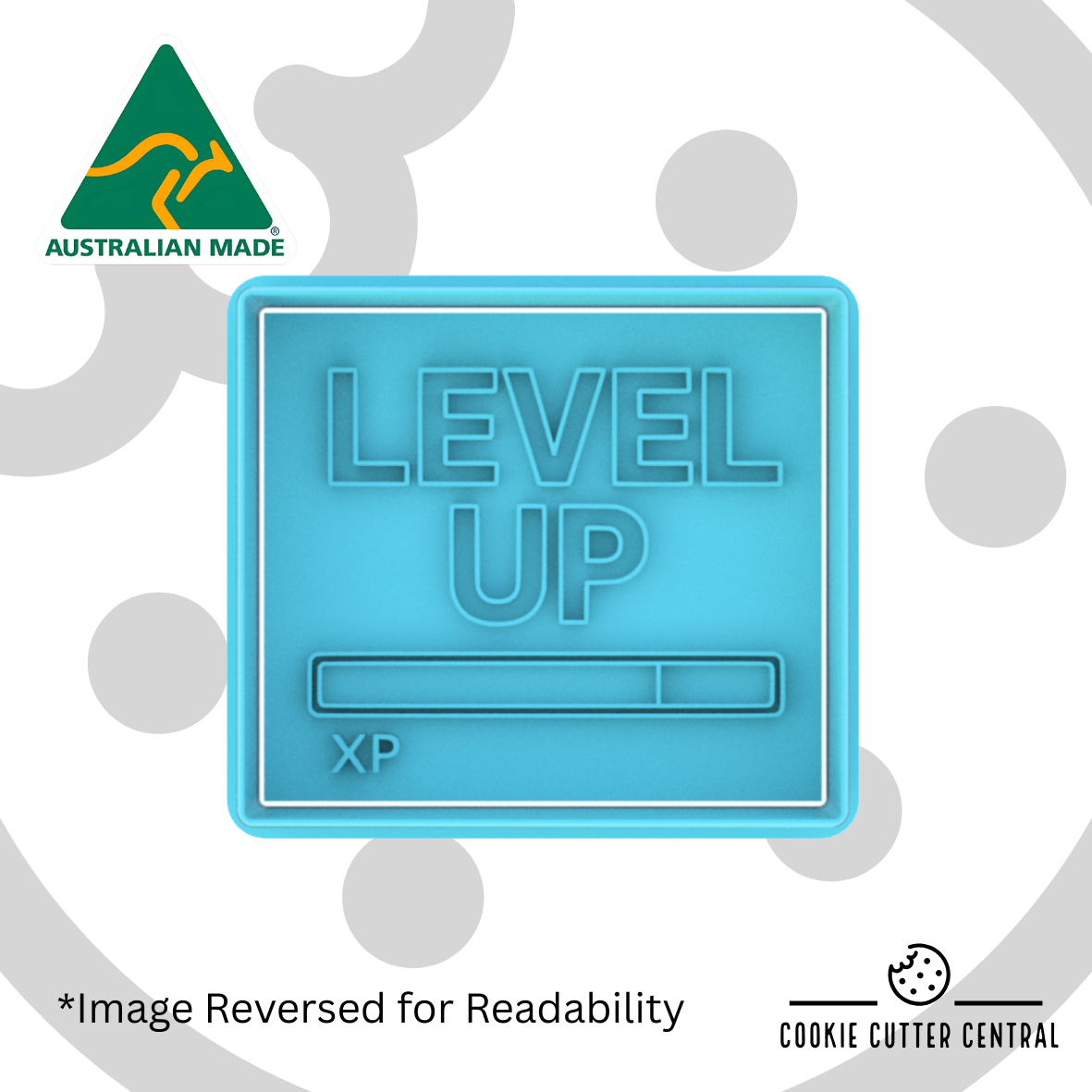 Level Up Cookie Cutter and Embosser - 6.2cm x 7.1cm