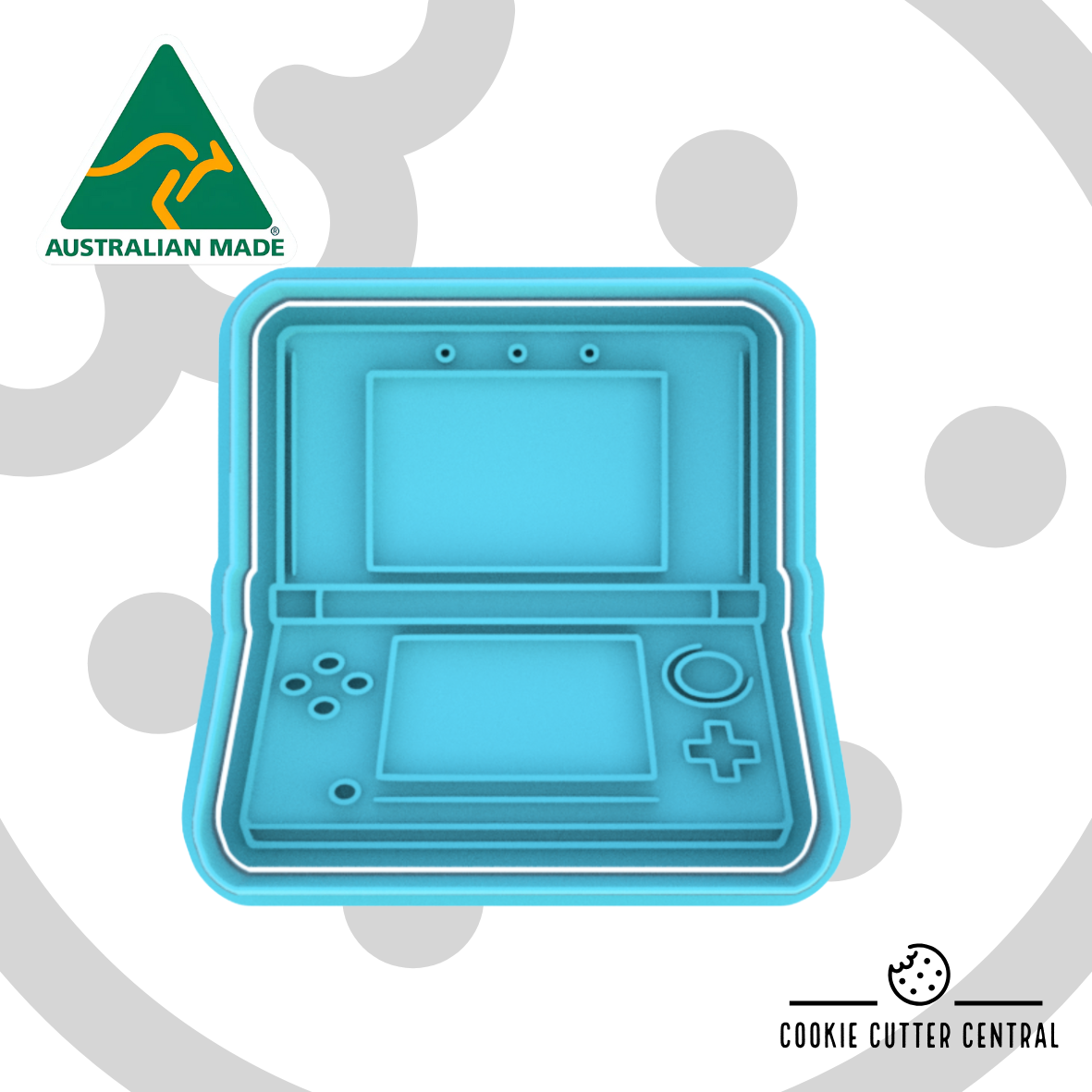 Nintendo ds Cookie Cutter and Embosser - 6.8cm x 7.2cm