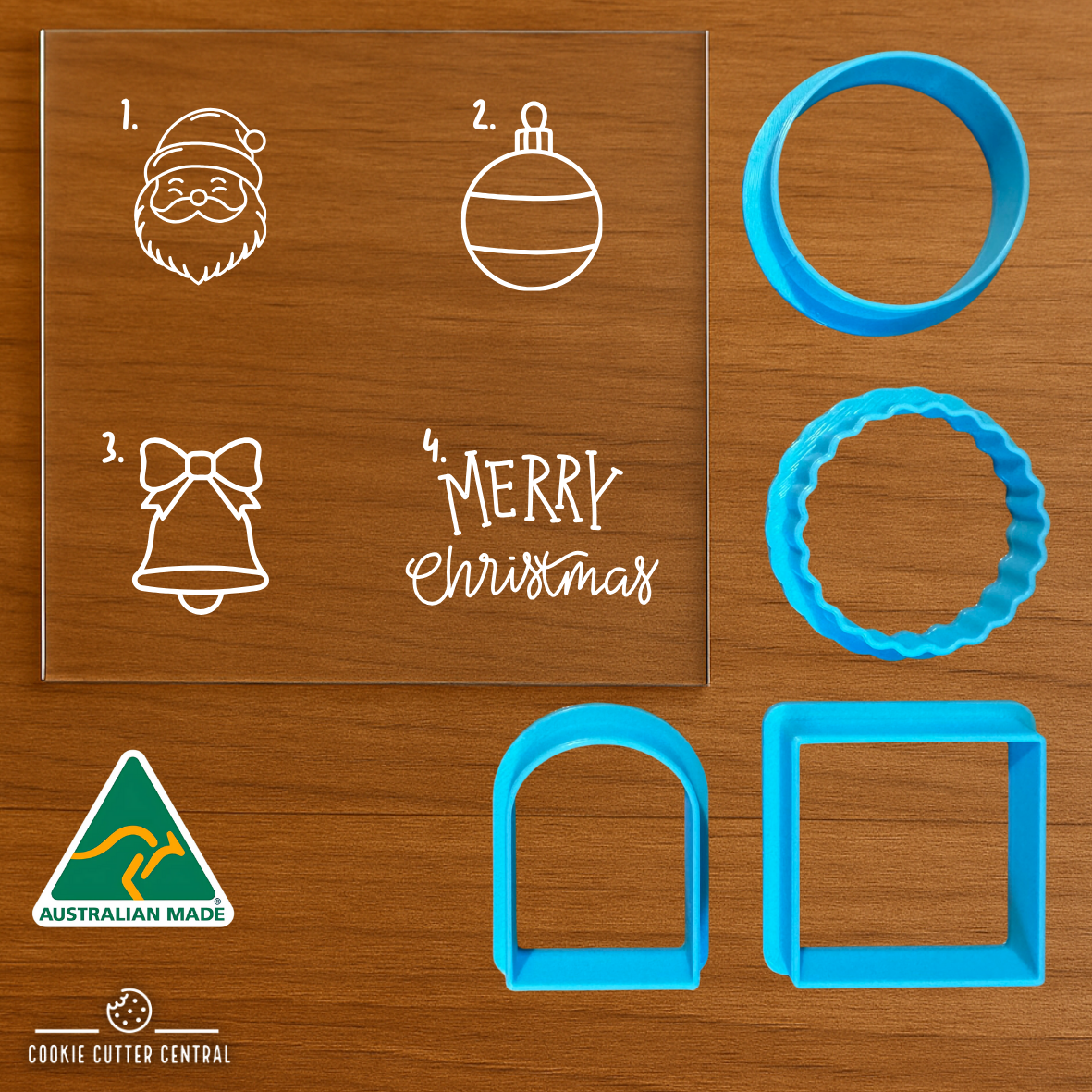 24 Day Advent Calendar Mini Debosser and Cookie Cutter Set