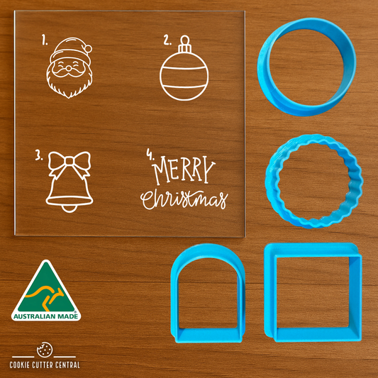 24 Day Advent Calendar Mini Debosser and Cookie Cutter Set