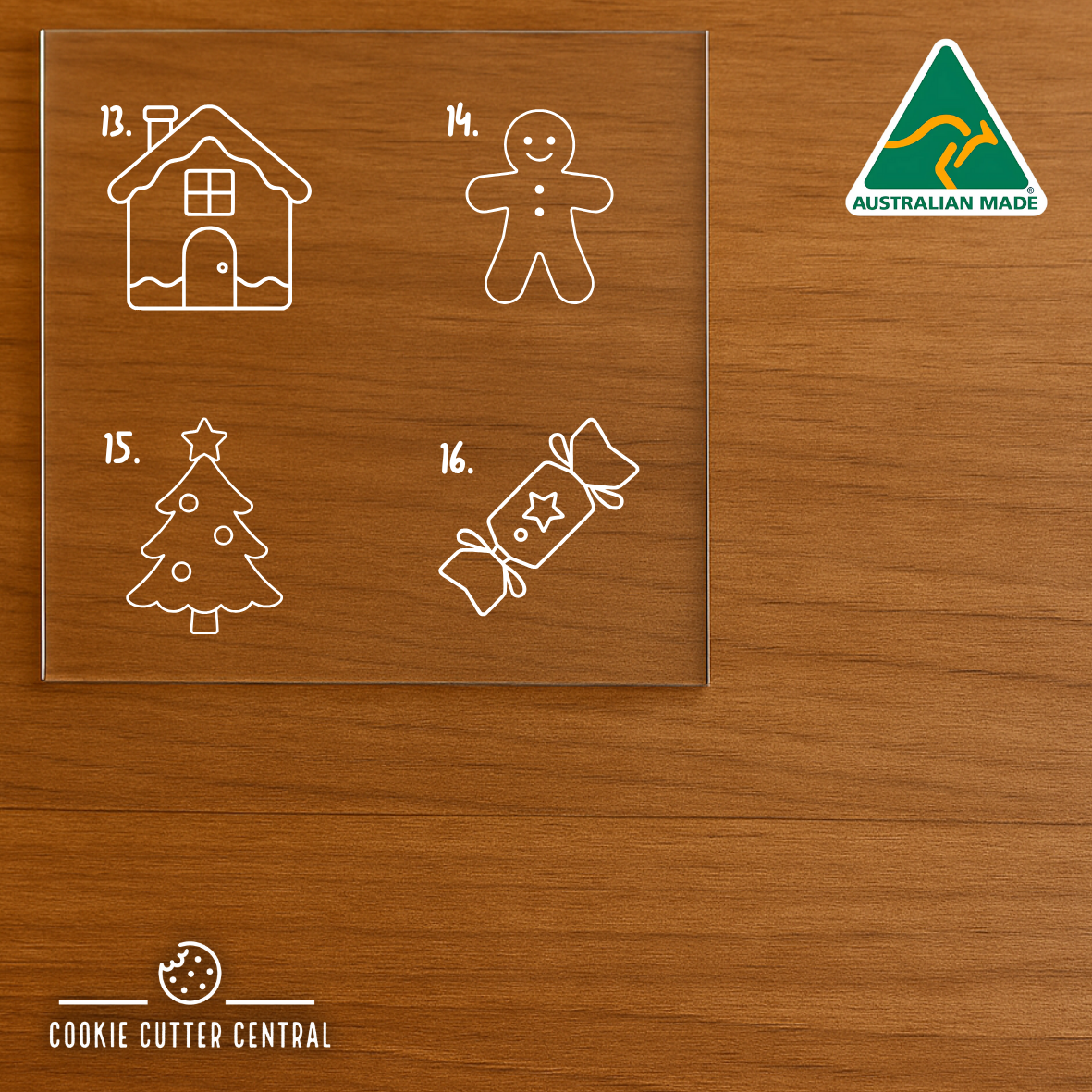 24 Day Advent Calendar Mini Debosser and Cookie Cutter Set