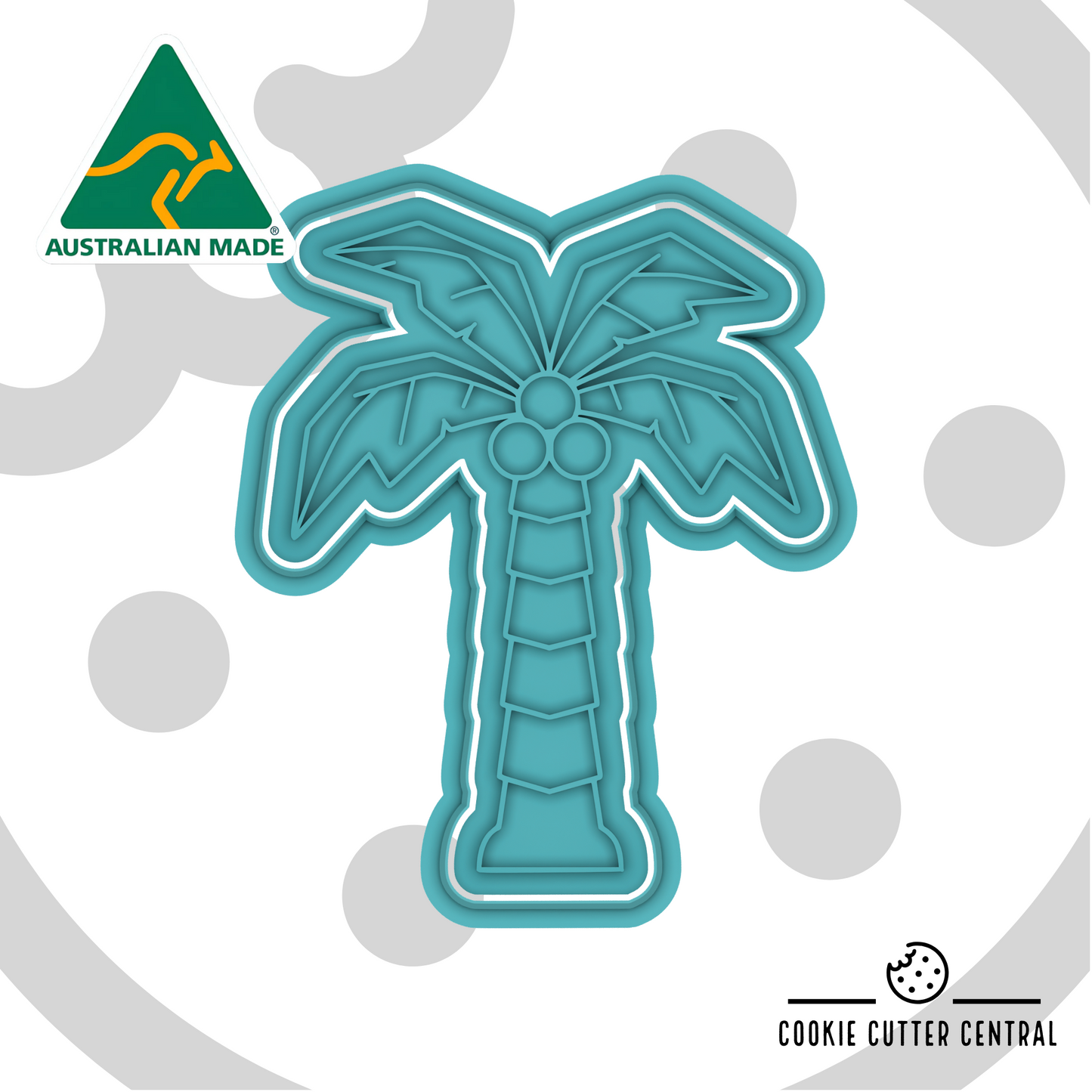 Palm Tree Cookie Cutter and Embosser - 10.4cm x 8.3cm