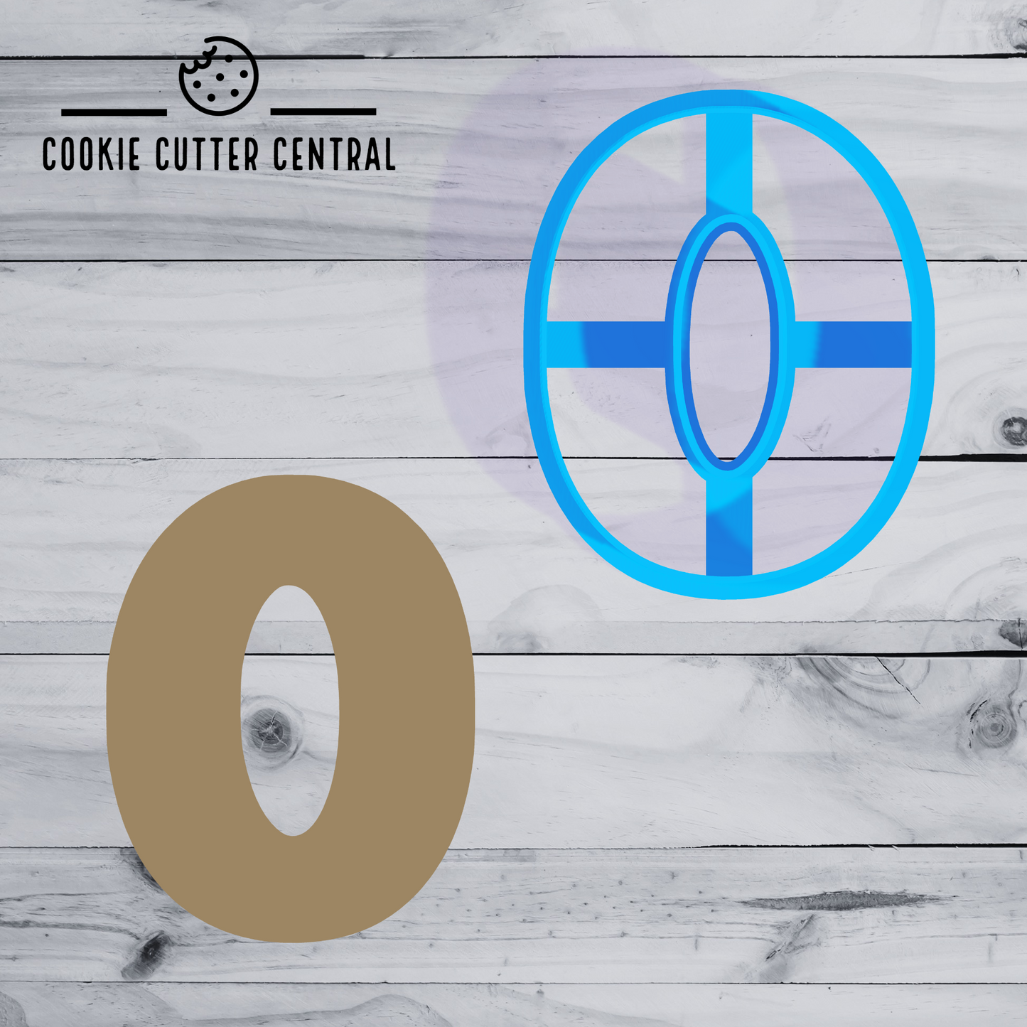 Number Cookie Cutters Set (Chunk Five Font) - 8cm