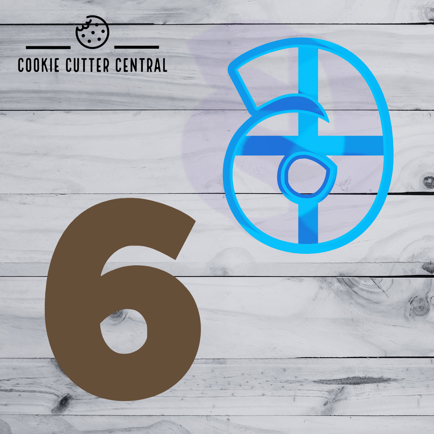 Number Cookie Cutters Set (Chunk Five Font) - 8cm