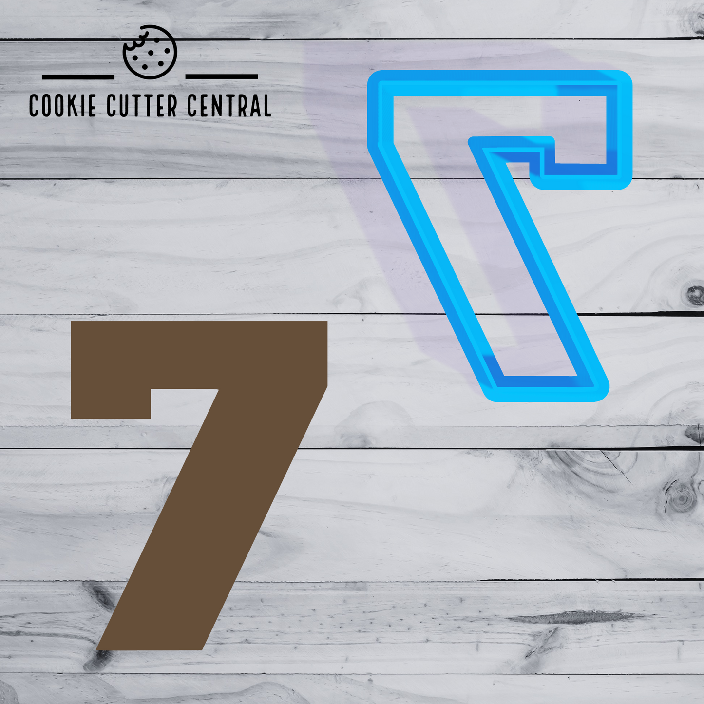 Number Cookie Cutters Set (Chunk Five Font) - 8cm