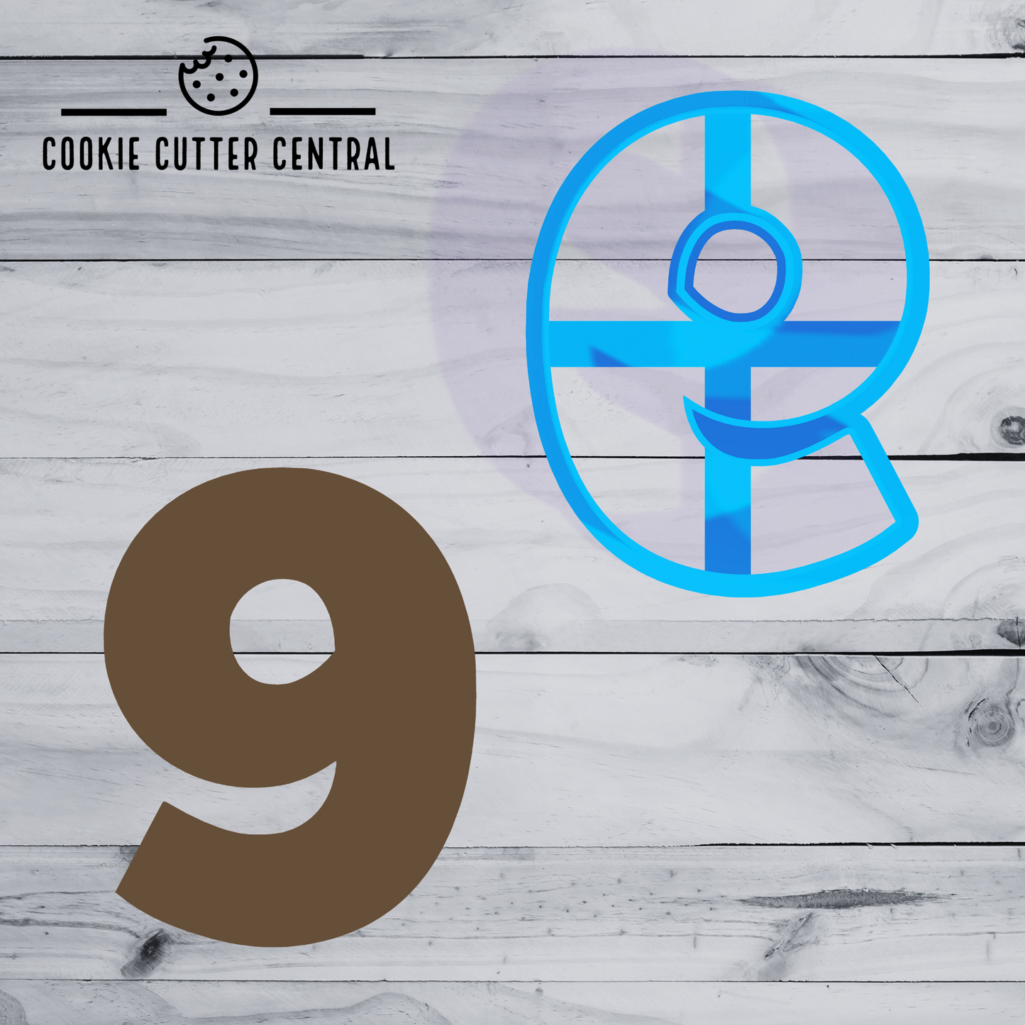 Number Cookie Cutters Set (Chunk Five Font) - 8cm