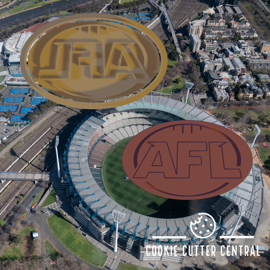AFL Logo Cookie Cutter and Embosser - 5cm x 8.3cm