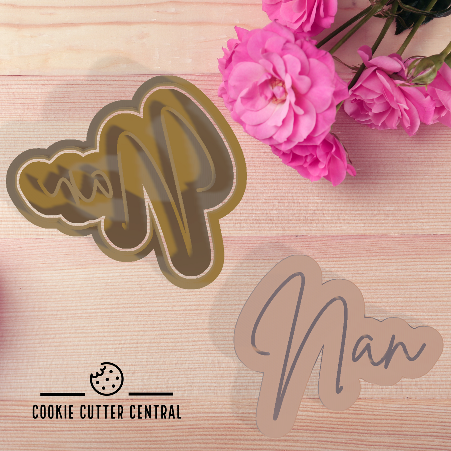 Nan Cookie Cutter and Embosser - 7.3cm x 8.3cm
