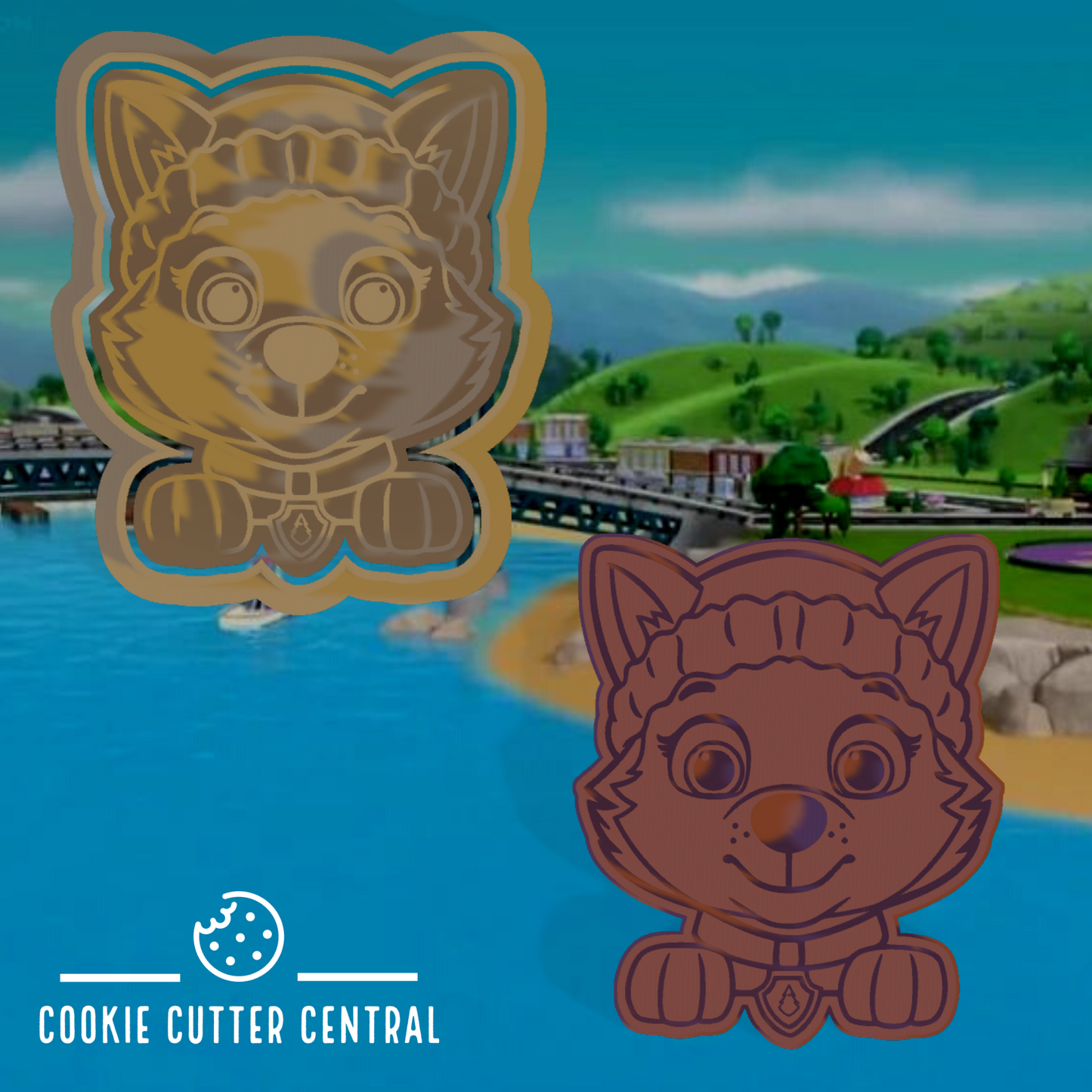 Paw Patrol - Everest Cookie Cutter and Embosser