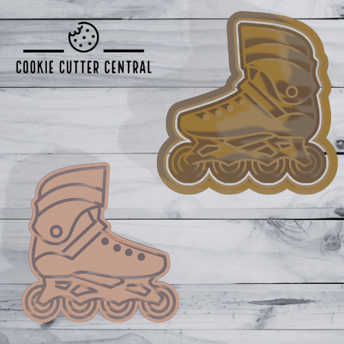 Rollerblade Cookie Cutter and Embosser - 7.1cm x 7cm