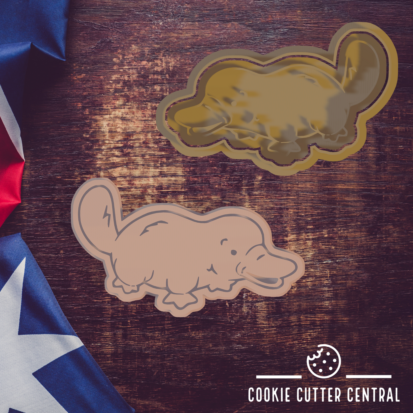 Platypus Cookie Cutter and Embosser - 5.7cm x 9.6cm