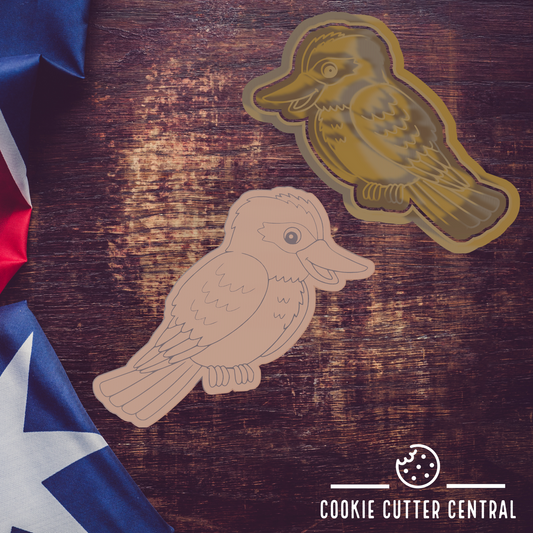 Kookburra Cookie Cutter and Embosser - 7.8cm x 9.2cm