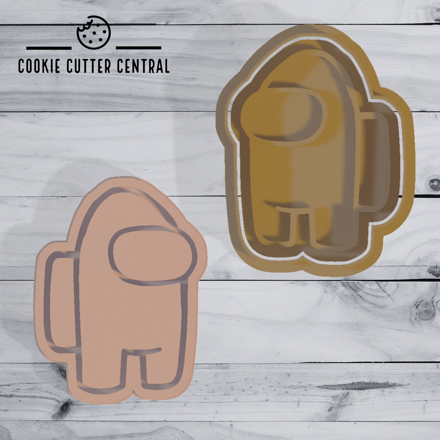Among Us Character Cookie Cutter and Embosser - 7.5cm x 5.7cm