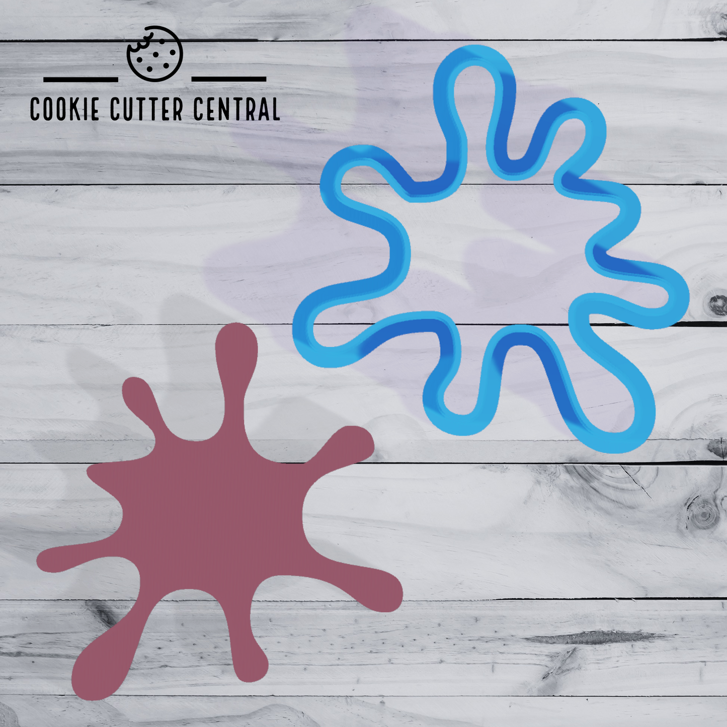 Splat (Design 1) Fondant Cutter