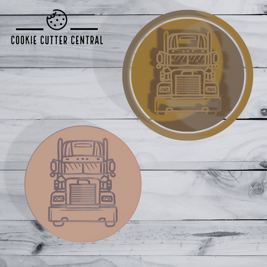 Truck (Design 1) Cookie Cutter and Embosser