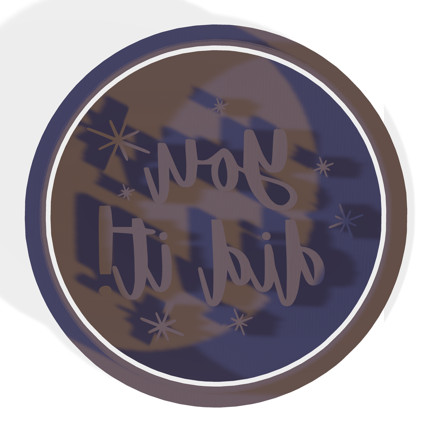 You did it! Cookie Cutter and Embosser - 6.5cm Round