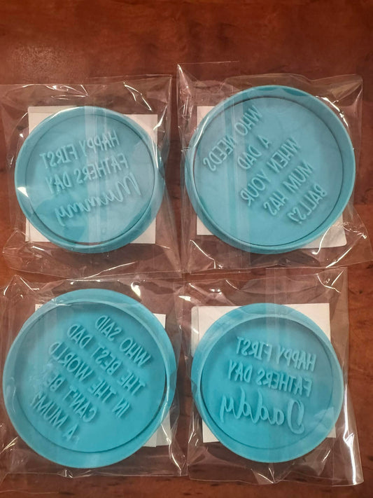 **MARKET STOCK SALE** Father's Day Sayings (ONE ONLY) 4 items