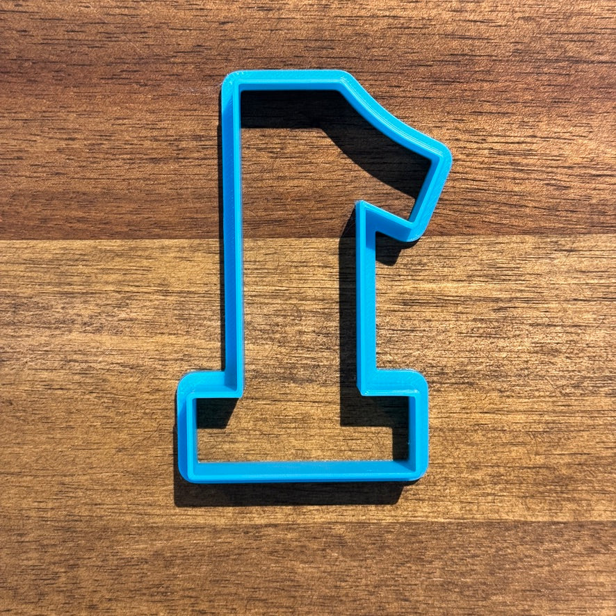 Number Cookie Cutters Set (Chunk Five Font) - 8cm