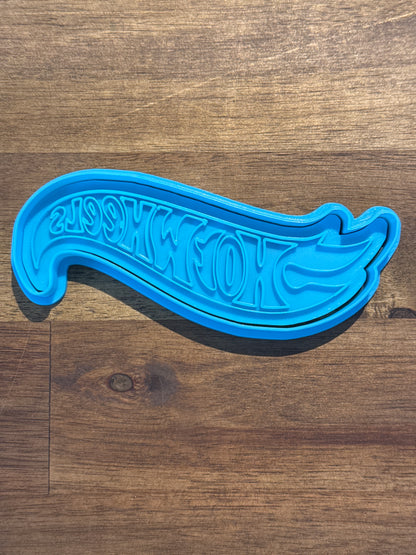 Hot Wheels Logo Cookie Cutter and Embosser - 4.9cm x 13.3cm