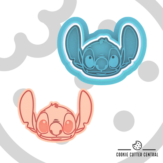 Mini Stitch Head Cookie Cutter and Embosser - 3.2cm x 4.5cm