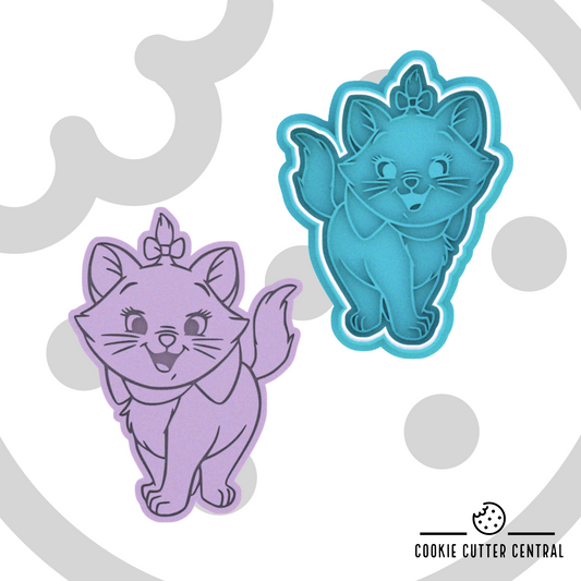 Aristocats - Marie Cookie Cutter and Embosser - 9.8cm x 7.3cm