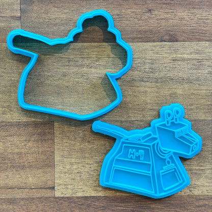 Dr Who K9 Cookie Cutter and Embosser - 7.6cm x 8.8cm