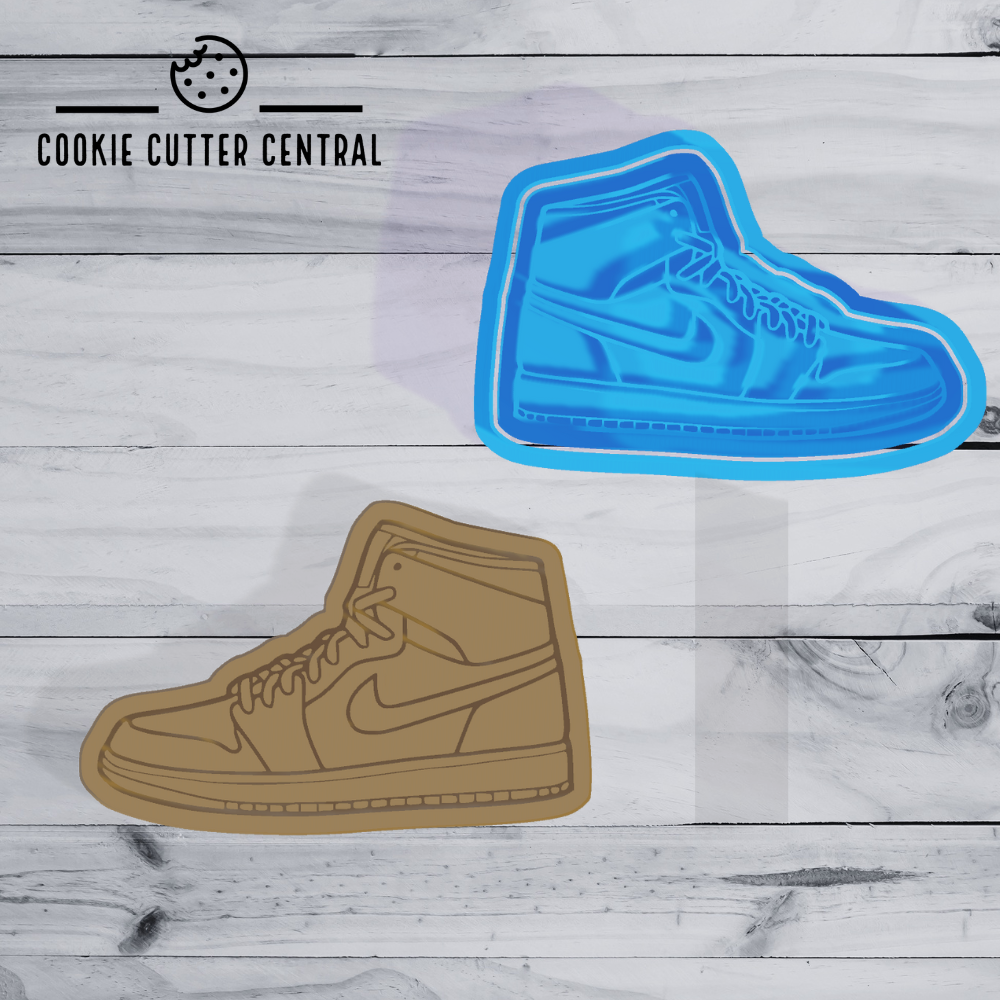 Air Jordan Shoe Cookie Cutter and Embosser - 6.5cm x 10cm