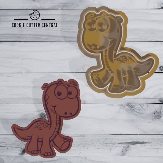 Baby Dinosaur #2 Cookie Cutter and Embosser - 8.3cm x 7.3cm
