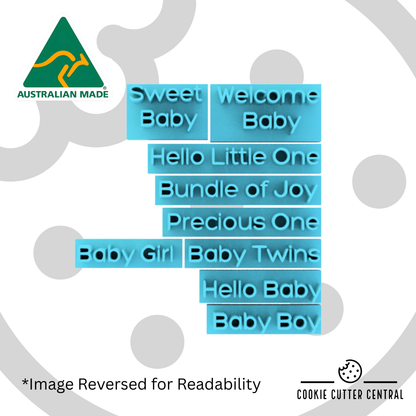 Complete Mini Word Stamp Set