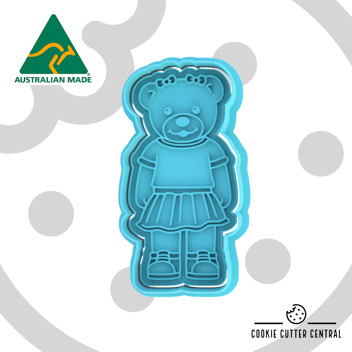 Bananas in Pyjamas - Amy Cookie Cutter and Embosser - 8.8cm x 4.4cm