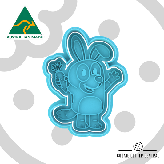 Easter Bingo Cookie Cutter and Embosser - 8.4cm x 6.3cm