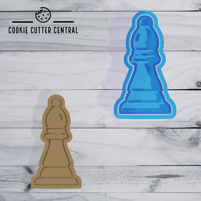 Chess Pieces Cookie Cutter & Embosser Set