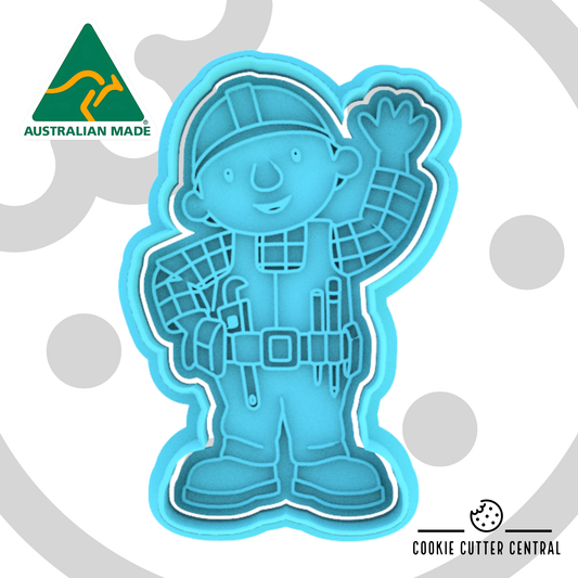 Bob the Builder Cookie Cutter and Embosser 7.4cm x 5.6cm