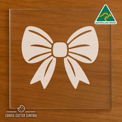 Bow Cookie Cutter for Acrylic Debosser - 7.1cm x 8.6cm
