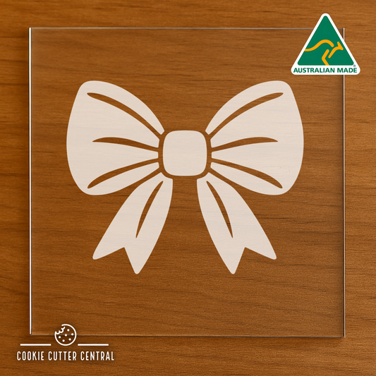 Bow Cookie Cutter for Acrylic Debosser - 7.1cm x 8.6cm