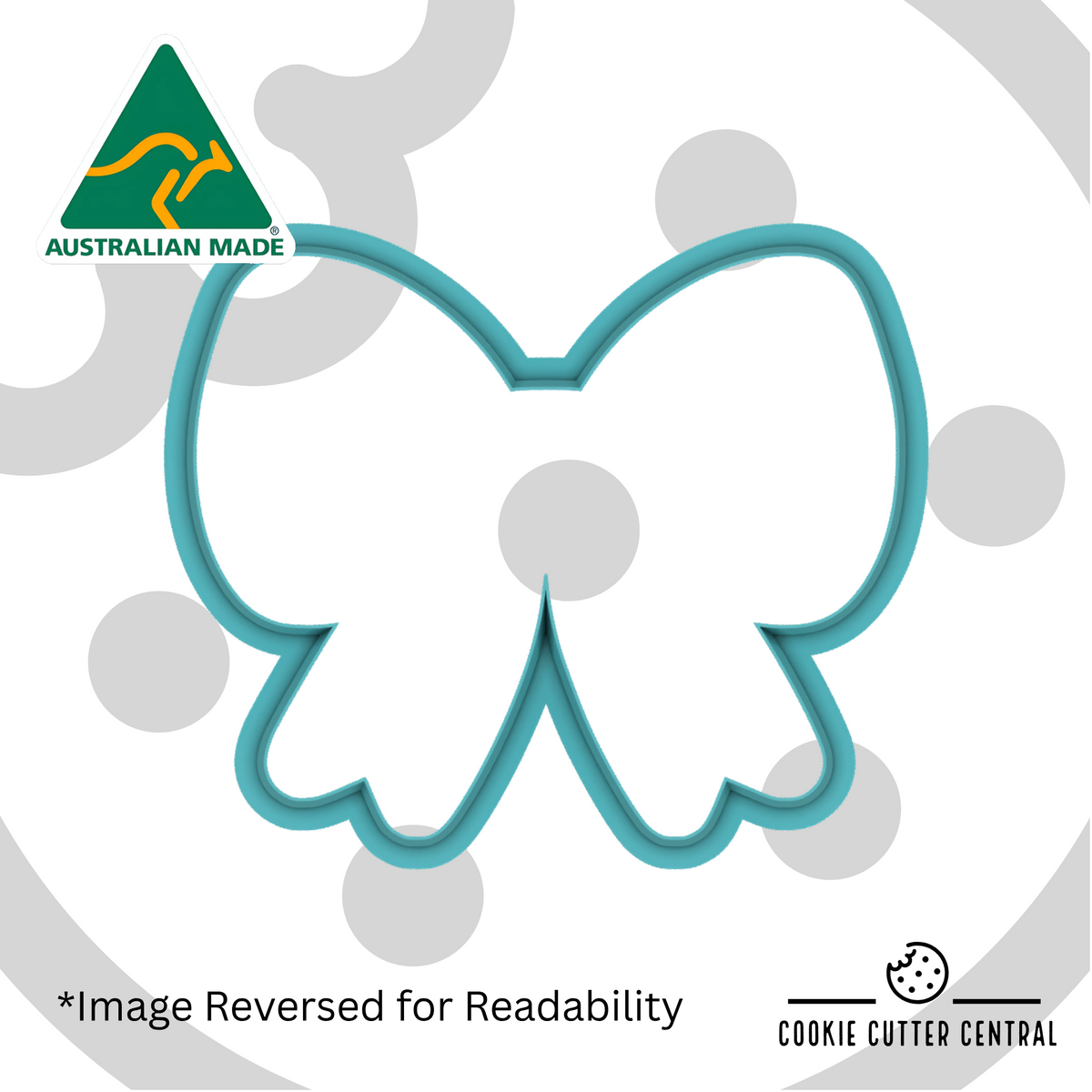 Bow Cookie Cutter for Acrylic Debosser - 7.1cm x 8.6cm
