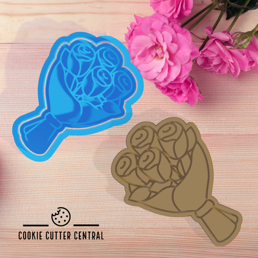 Bunch of Flowers Cookie Cutter and Embosser - 7.7cm x 7.8cm