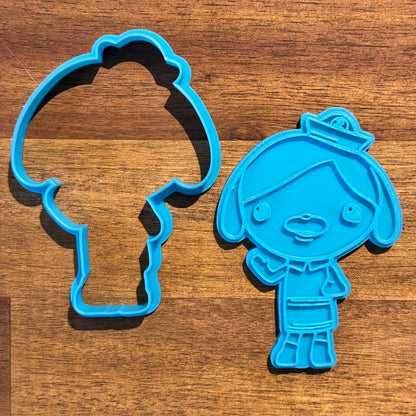 Octonauts Characters Cookie Cutter and Embosser Set