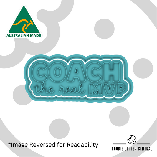 COACH - The real MVP Cookie Cutter and Embosser - 3.7cm x 9.7cm