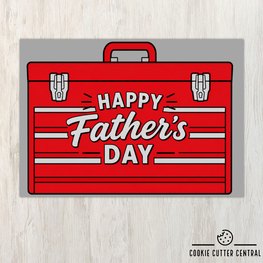 Toolbox Happy Father’s Day Cookie Backing Cards – Pack of 5